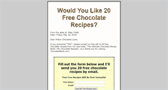 Desktop Screenshot of chocolatebook.com